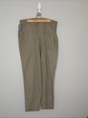 Men's Olive Casual Drawstring Pants
